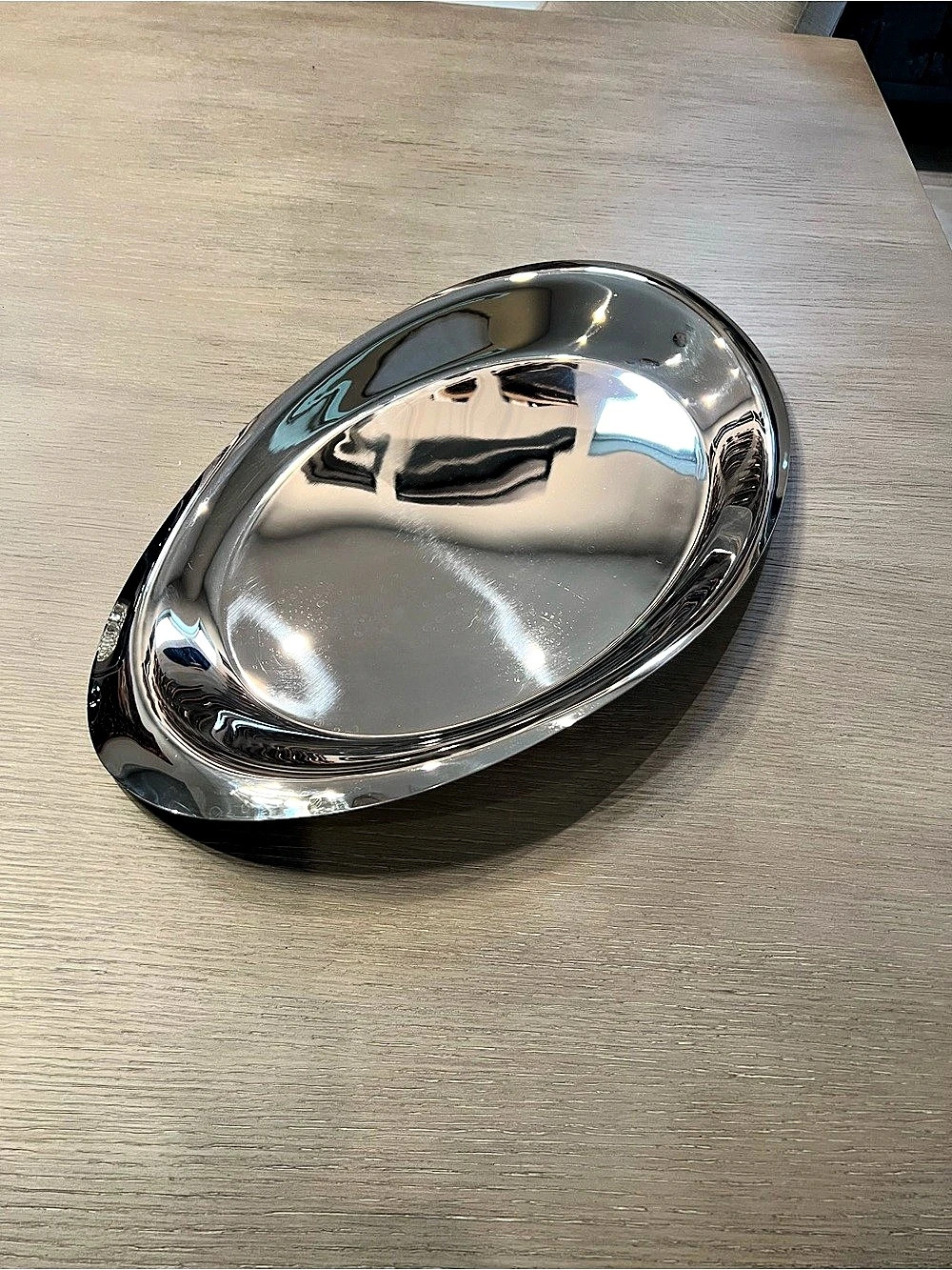 Nambe Pulse Serving Tray MT1194 11.5 L x 18” w x 2” h New Stainless Steel
